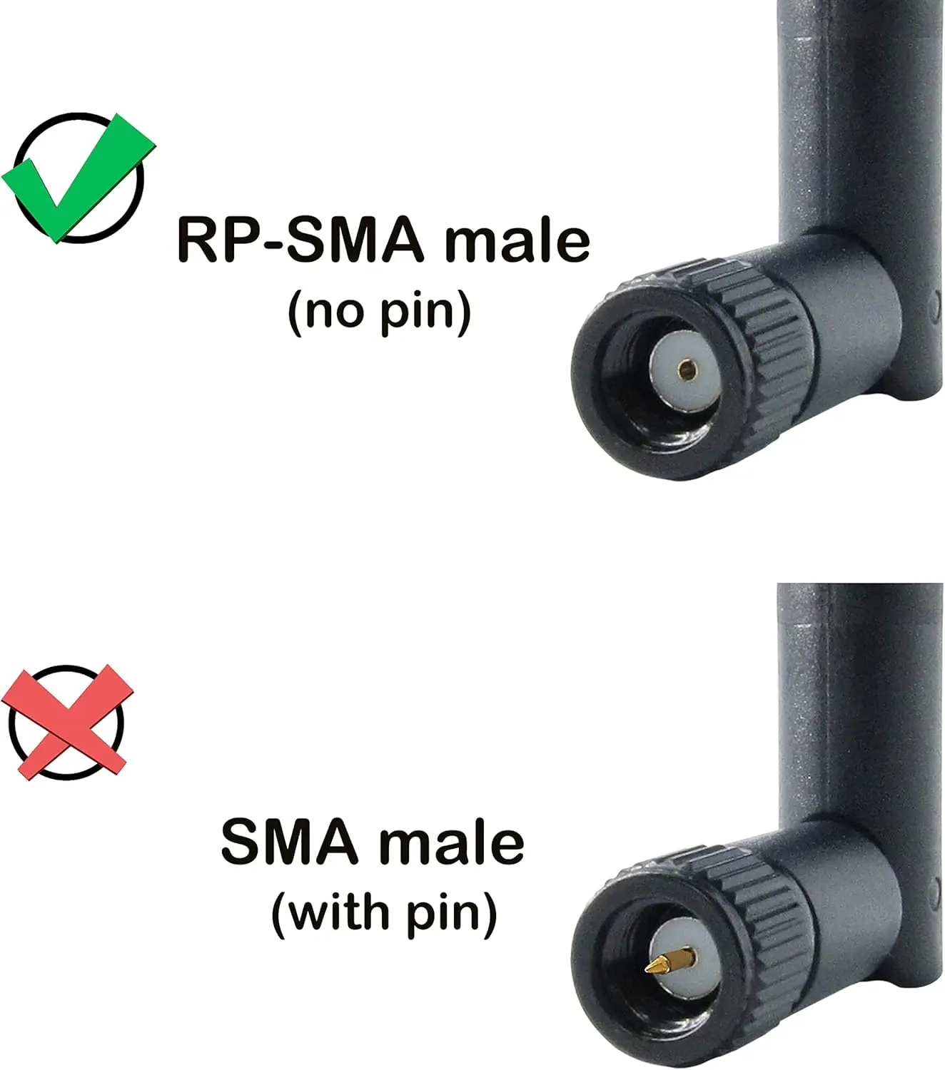 게임용 마더보드, RV 카메라, 미니 PCIE M.2 무선 카드, 라우터용 RP-SMA 남성 커넥터가 있는 2개 WiFi 블루투스 안테나 2.4G 5G 5.8G