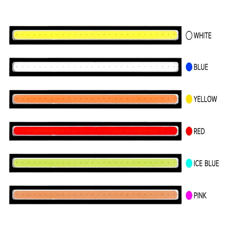 2PCS 17cm Universal COB LED Daytime Running Lights 5