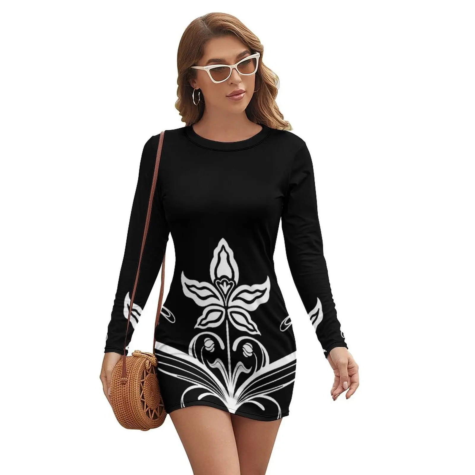 

Lily Long-sleeved Dress dress for women Long dress woman
