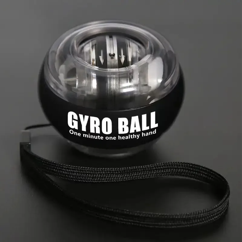 1PCSelf-starting Gyro Ball Gyroscopic Power Wrist Ball Forearm Exerciser Arm Hand Muscle Force Trainer Gyroball Home Gym