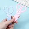1pcs Child Safety Scissors Kindergarten Handmade Round Head Small Scissors for Paper Cross Stitch Scissors 4