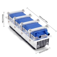 Refroidisseur de réfrigération thermoélectrique Peltier 288W/144W, système de refroidissement à semi-conducteur 12VDC 30A/15A, bricolage pour ventilateur de climatisation 6