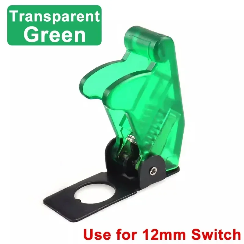 thumbnail image 1 of 5/20 juegos de interruptor basculante SPST de 12 V y 20 A, interruptor LED con cubierta protectora para coche, interruptor de palanca LED con control de encendido y apagado, 1 of 5