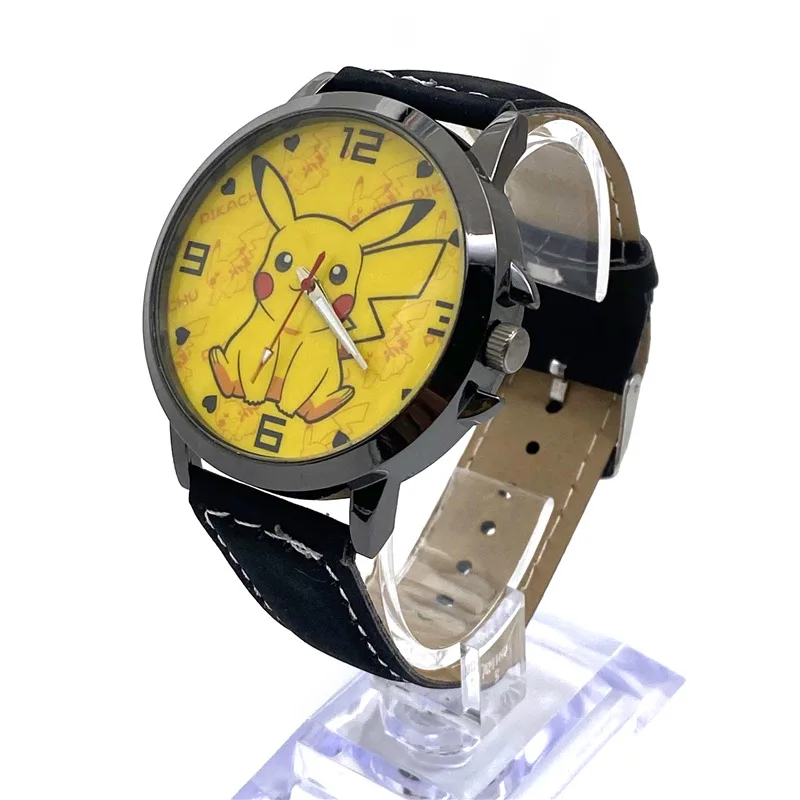 Montre Pokémon Pikachu pour enfants, ensemble de bracelets, figurine  d'anime, montre Shoous pour enfants, flash