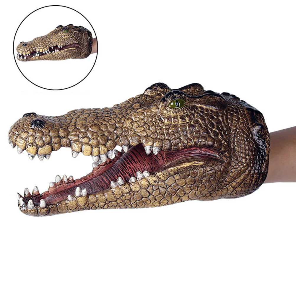 

Animal Head Role Play Toy Hand Puppet for Kid Aniaml Crocodile Glove Kids Cosplay Child