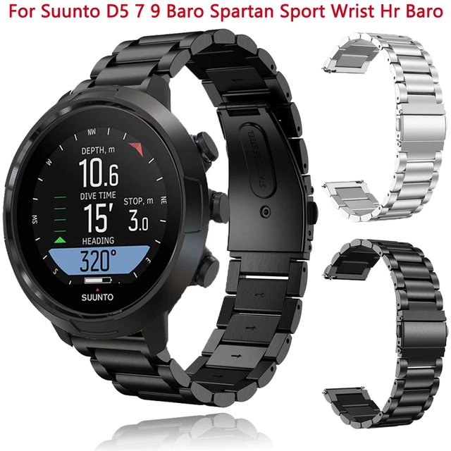 24mm Straps For Suunto 9 7 Baro/suunto D5 Spartan Sport Wrist Hr/baro Smart  Watch Band Stainless Steel Bracelets Metal Correa - Smart Accessories -  AliExpress