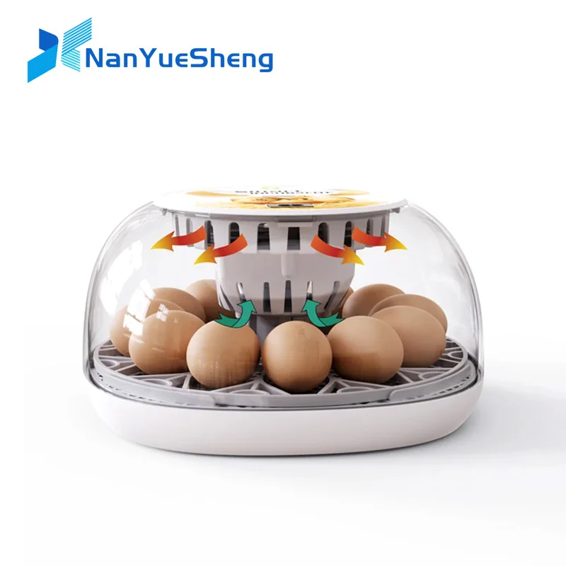 12 Eggs automatic incubator Household small chicken, duck and goose egg incubator automatic water adding intelligent temperature