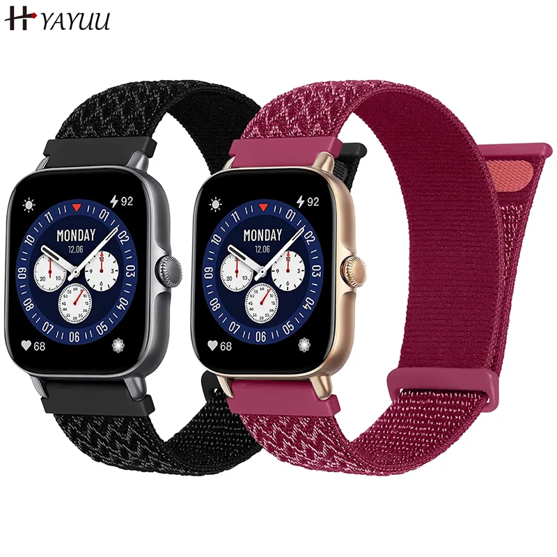 20Mm Cinturino In Nylon Per Orologio Amazfit Gts 3/Gts 2E/2 Mini/Galaxy Orologio 4 40Mm 44Mm/Galaxy Orologio Attivo 2 40Mm 44Mm/Huawei Gt2 42Mm