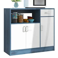 Multi-layer Wooden Kitchen Cabinets Luxury Cupboards Kitchen Furniture Simple Wall Storage Shoe Cabinet Porch Cabinet Integrated 2