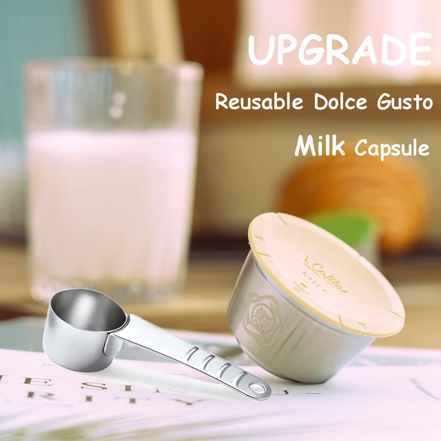 3pcs Refillable Dolce Gusto Coffee Capsule Nescafe - Reusable Dolce Gusto  Coffee - Aliexpress