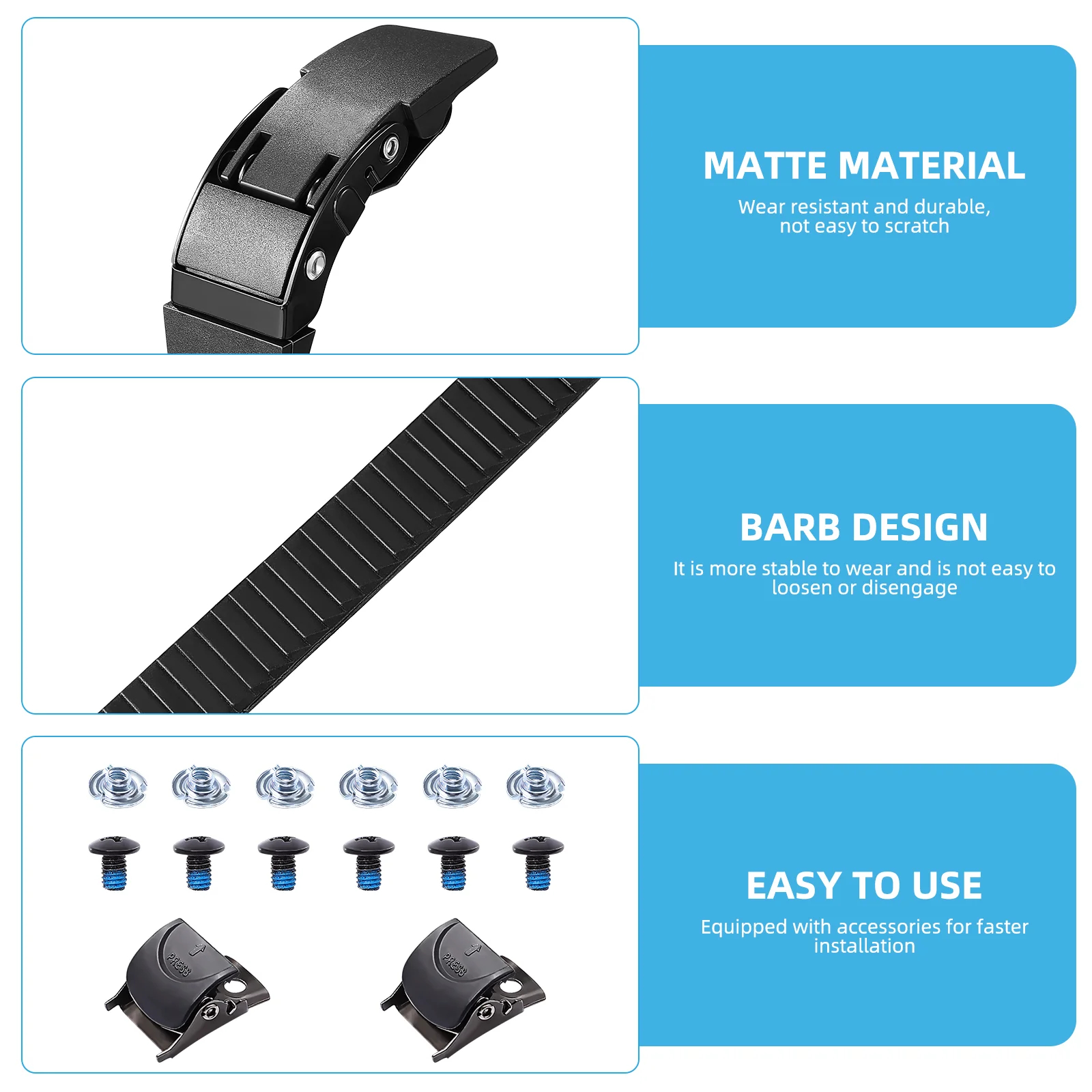Skating Shoes Universal Buckle Straps Skate Accessories Roller Skates Replacement Parts Adjustable Skating Shoes Straps skating shoes straps