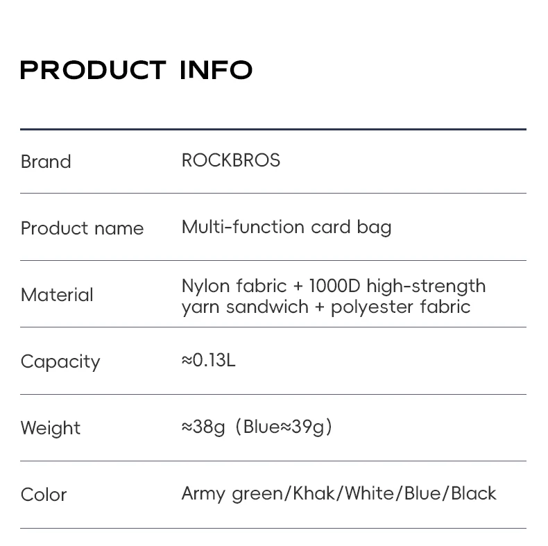 Mobile Phone Bag Lightweight Portable Hand Bag Hanging Buckle Wallet Commute Bag