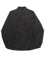 XITAO New Crumpled Jacquard Shirt Loose Fashion Solid Color Casual Turn-down Collar Top New All-match Bat Wing Sleeve WMD5191 - Image 6