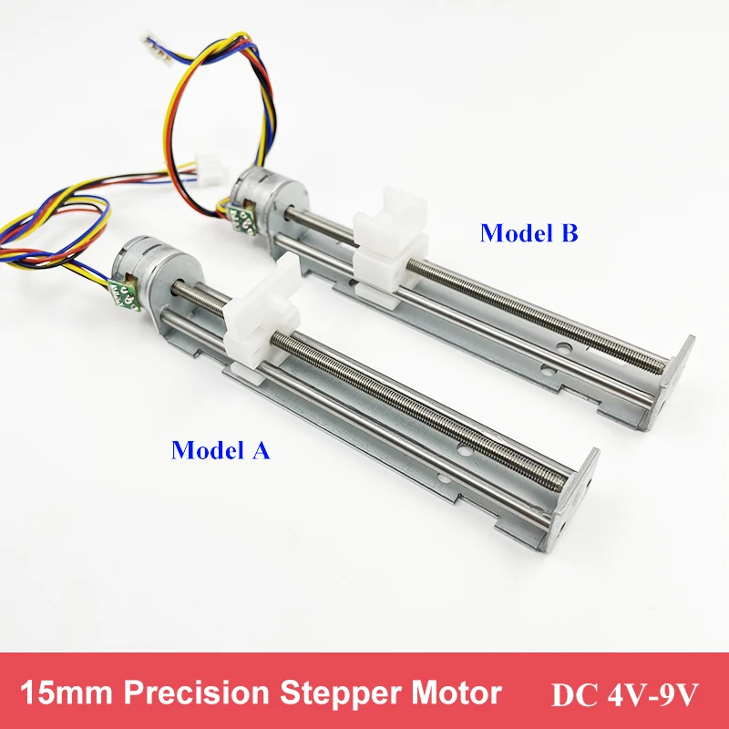 Long Stroke Stepper Motor Precisão Atuador Linear Micro Faça Você Mesmo Impressora a Laser Máquina de Gravura dc 5v 2-phase 4-wire 90 Milímetros