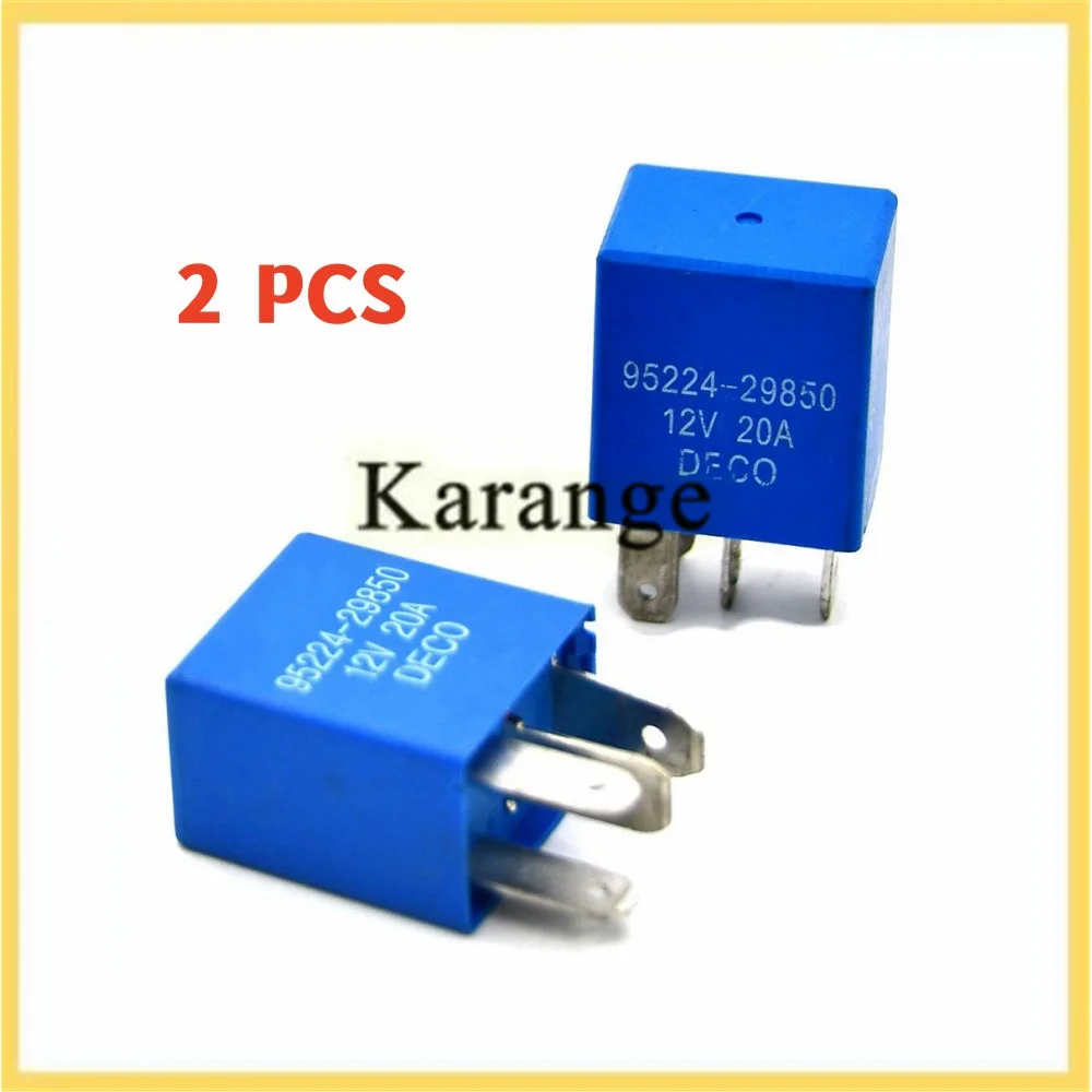 

2 шт. новые реле 95224-29850 9522429850 9522429850 12 В 20A 4-контактное автомобильное реле