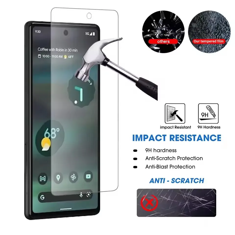 3PCS Premium Tempered Glass Screen Protector - Ultra Durable & Clear