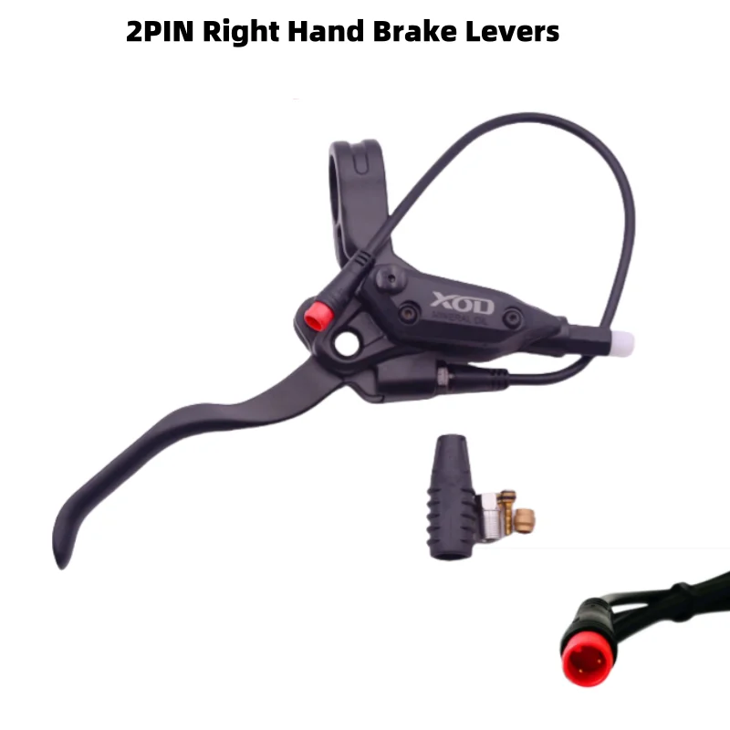 Leviers De Frein VAE SPORTARC Goodtaste GT03 - Coupe-circuit, étanches, Longueur Câble 350 Cm - Pour Vélos électriques, Noir