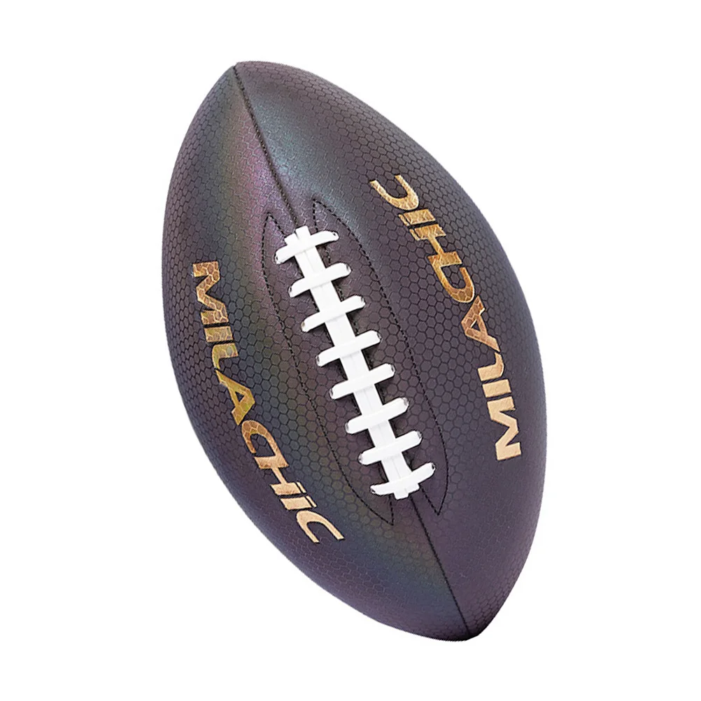 

Size 6 American Football Rugby Ball Footbll Competition Training Practice Rugby Ball Team Sports Reflective Rugby Football