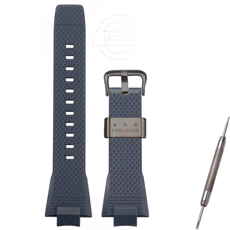 Cinturino In Resina Di Ricambio Nero Per Orologio Casio GST-B200 - Accessorio Sostitutivo Uomo, Bracciale Originale Compatibile