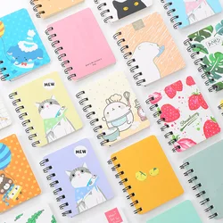 Mini carnet à main à feuilles mobiles, carnet de notes vierge, Kawaii, planificateur, fournitures scolaires et de bureau, 85x105mm 