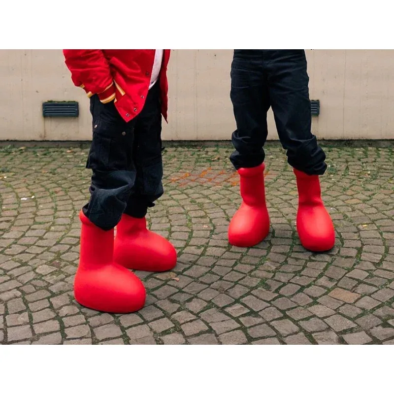 Unisex Men Women Big Red Boot For Adult Kids Astro Boy Boots