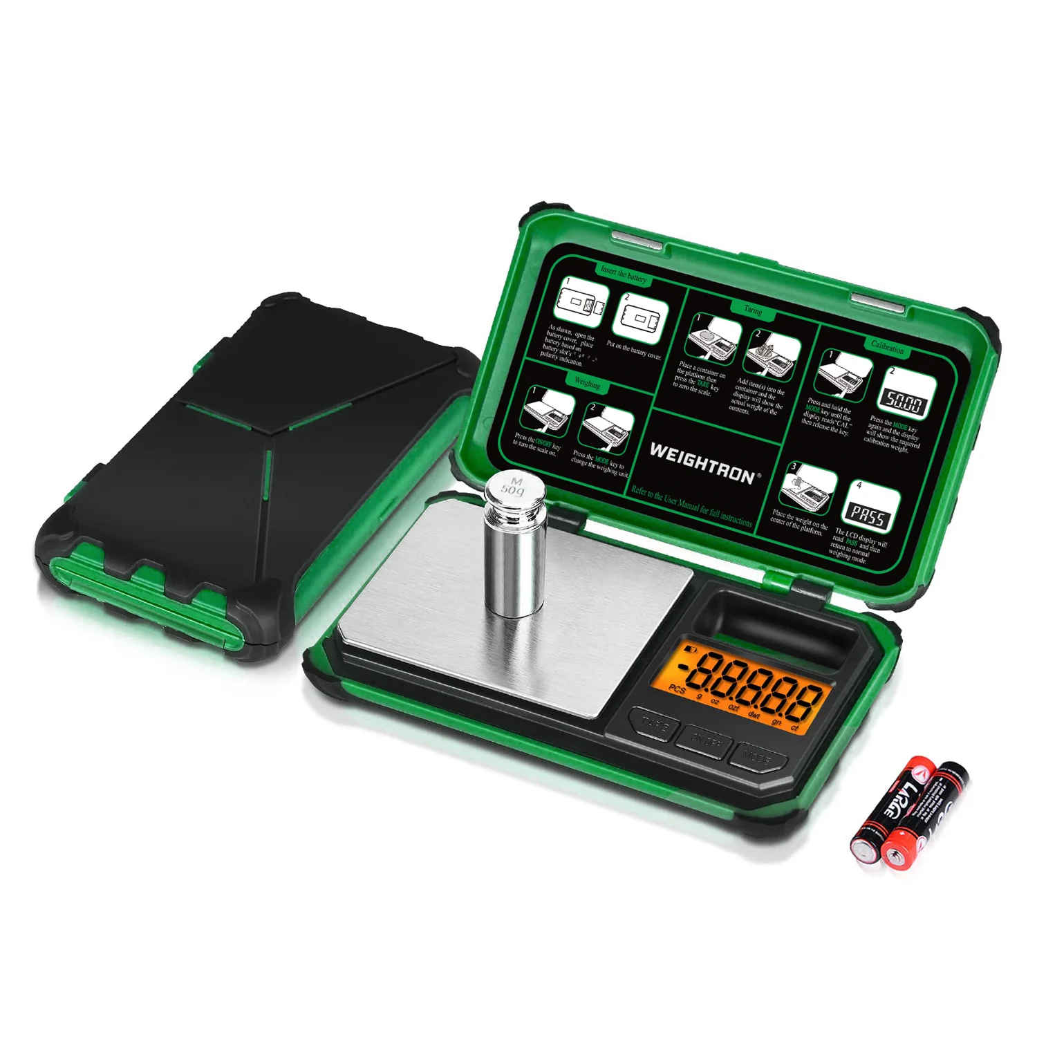 200g/0.01g Digital Pocket Scale with 6 Units Tare Function and LCD Jewelry Mini Scale