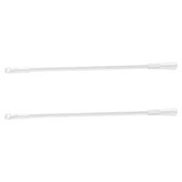 2Pcs Aluminum Alloy Curtain Pull Rods Replacement Blinds Blackout Tilt Drapery Parts Storage Hooks Easy Sturdy Smooth 1