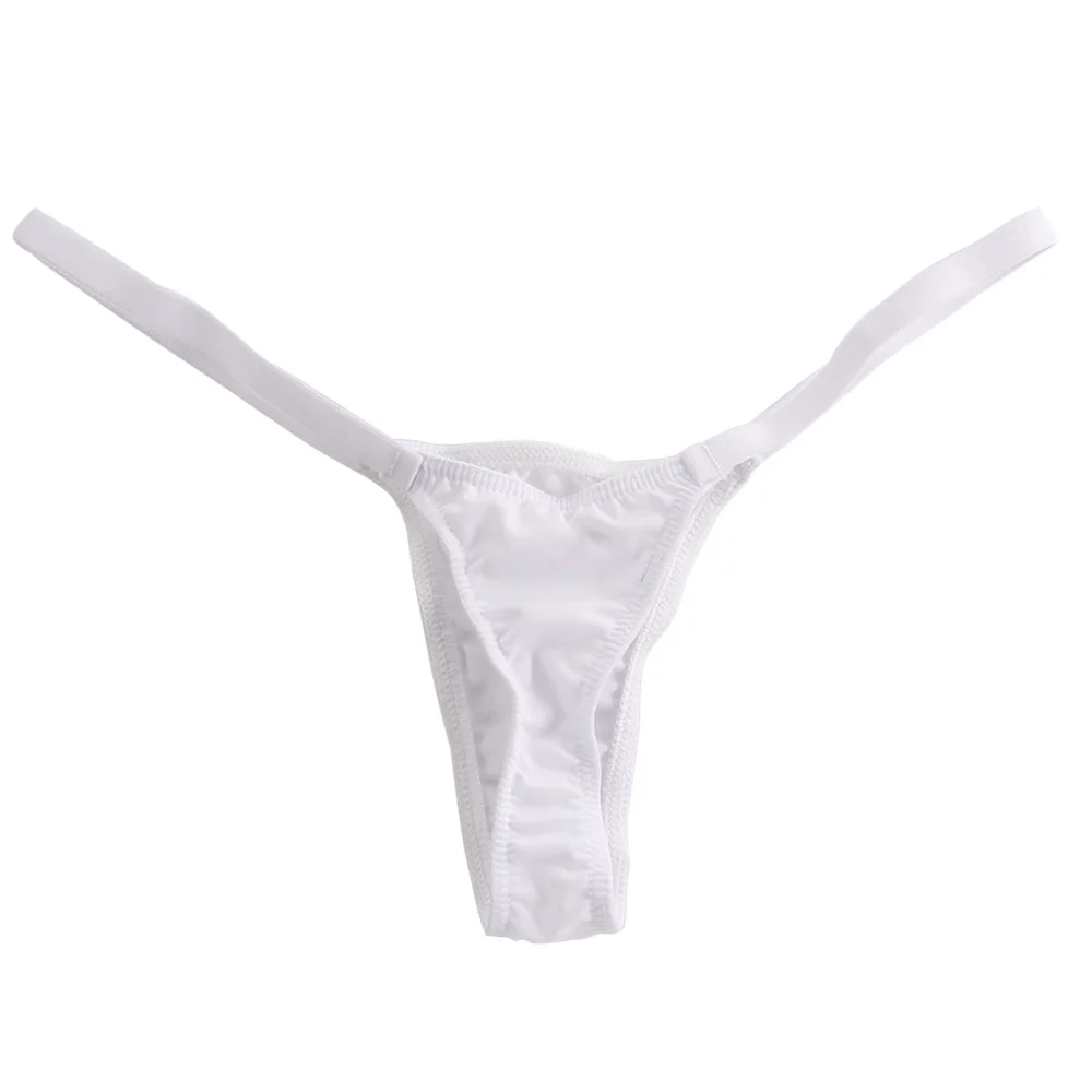 Intimate Female Elastic T-Back Low Rise Cotton Sexy Thong Sexy Lingerie Women Panties Cotton G-String