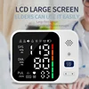 High Accurate English Voice Blood Pressure Monitor Digital Sphygmomanometer Big LED Screen Bp Monitors Electronic Tonometer 2