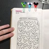 5Pcs/Set Mega Large Paper Clips Cartoon Multicolored Jumbo Coated Paperclips Big Sheet Holder for Office School Organizing 2