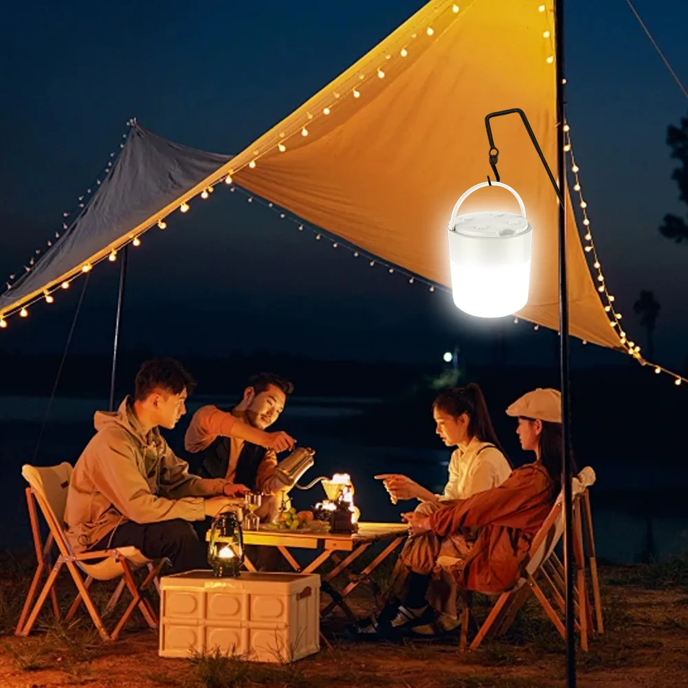 Description Picture 5 of itemLED Ultra Bright Tent Lantern USB Fast Charging Bedside Table Lamp Stepless Dimming Powerful Fishing Lamp for Hiking Fishing