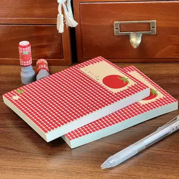 Simpatico quaderno con pomodoro, quaderni spessi con diario sfoderato da 78-96 pagine per scrivere, disegnare, schizzi, journaling, mappa mentale