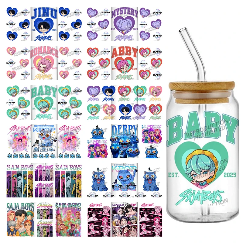 Saja Boys 110 Stück Aufkleber Kpop Sticker Kpop Merch Rumi Mira Zoey Sticker Jinu Derpy Cat Sticker Vinyl Wasserdicht Für Teenager Mädchen Kpop Adventskalender 2025