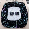 3D Cute Cat Fitted Sheet Set Dustproof Non-slip All Season Mattress Protector Soft Breathable Bedding Set With Deep Pocket 6
