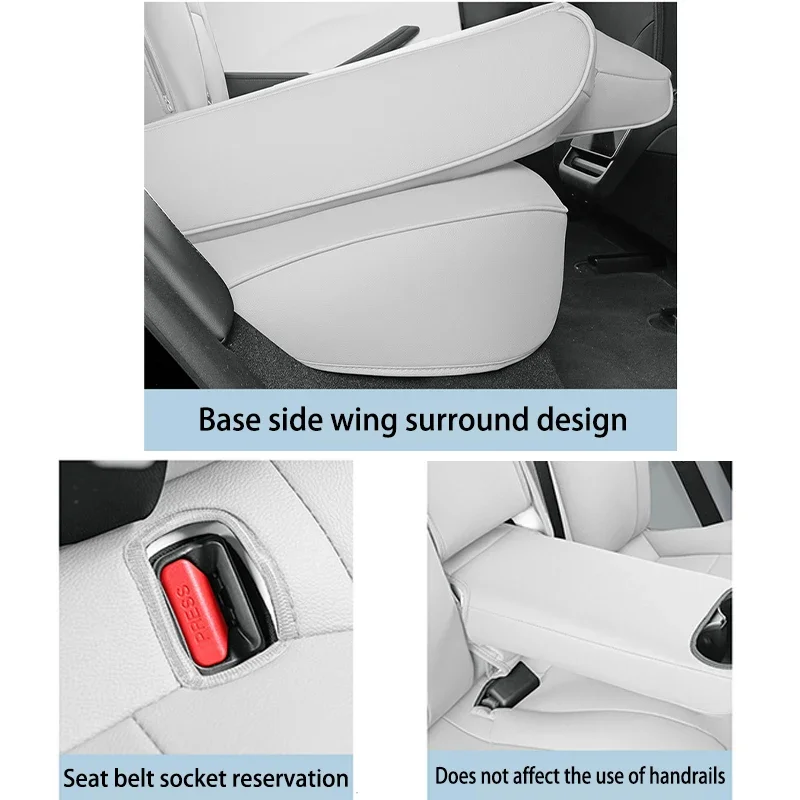 Full Set Seat Covers For Tesla Model Y Juniper 2025 Leather Breathable comfortab