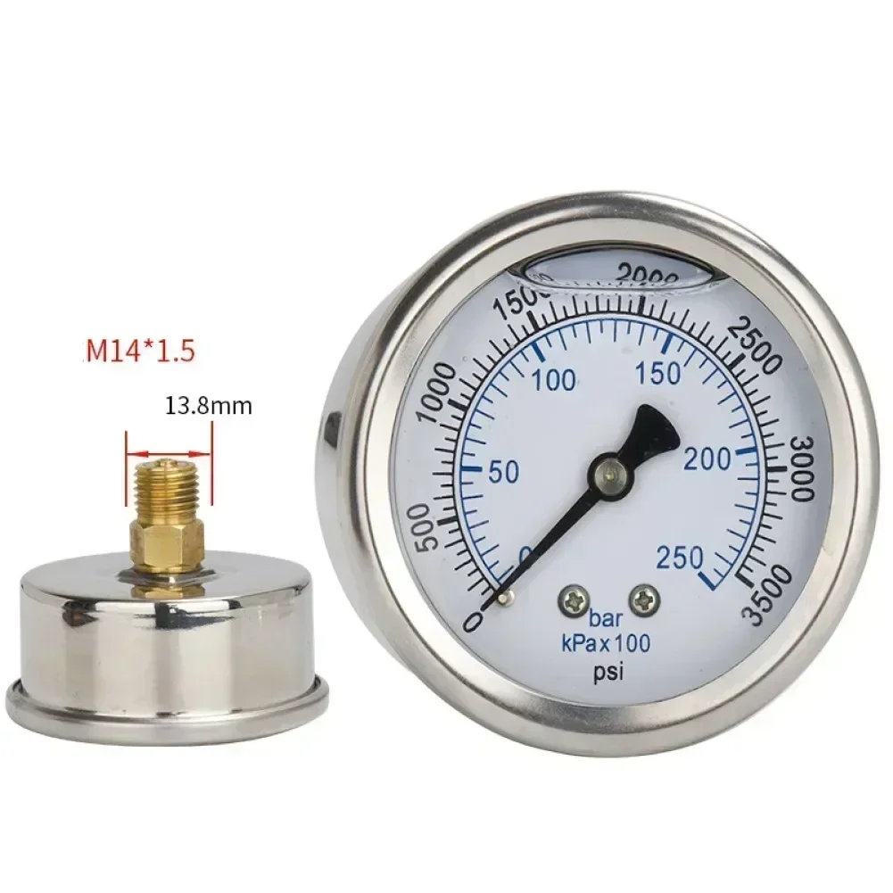 High-Precision Dual Dial Pressure Washer Gauge