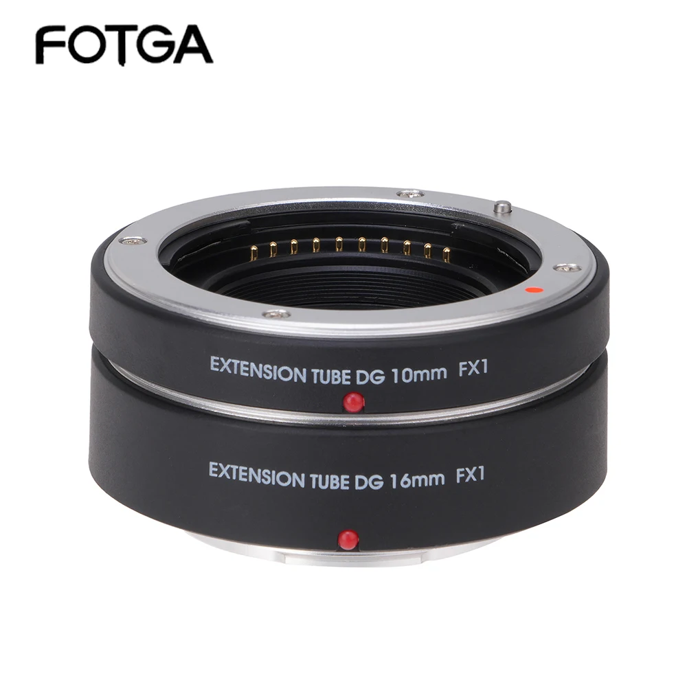 Fotga Macro Af Auto Focus Tubo Di Prolunga 10Mm 16Mm Per Fujifilm X-E3 X-E2S X-M1 X-Pro2 X-H1 X-A2 A3 A5 A20 T1 T10 Xf Mount