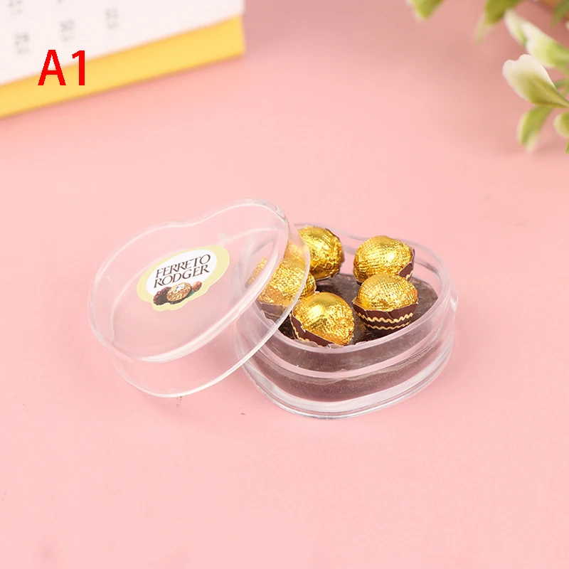 Dollhouse Miniature Chocolate Gift Box Toy Kitchen Accessory