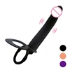 10 Speed Double Penetration Vibrators Penis Strapon Dildo Vibrator Strap On Penis Anal Plug for Man Vagina Massager for Beginner 1