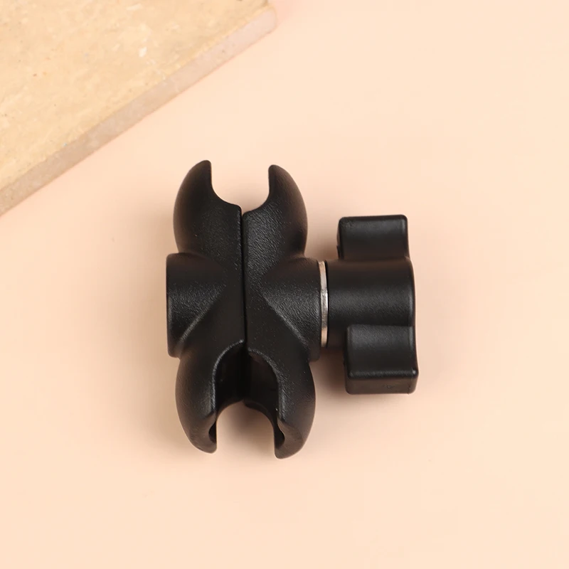 [H]5.5CM 알루미늄 합금 더블 소켓 암 볼 헤드 홀더 마운트 클램프 자전거 오토바이 카메라 연장 암