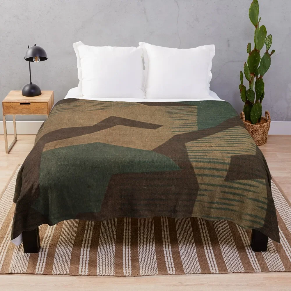 

Splintertarn German ww2 camouflage (Version 2) Throw Blanket Beach valentine gift ideas Summer decorative Blankets