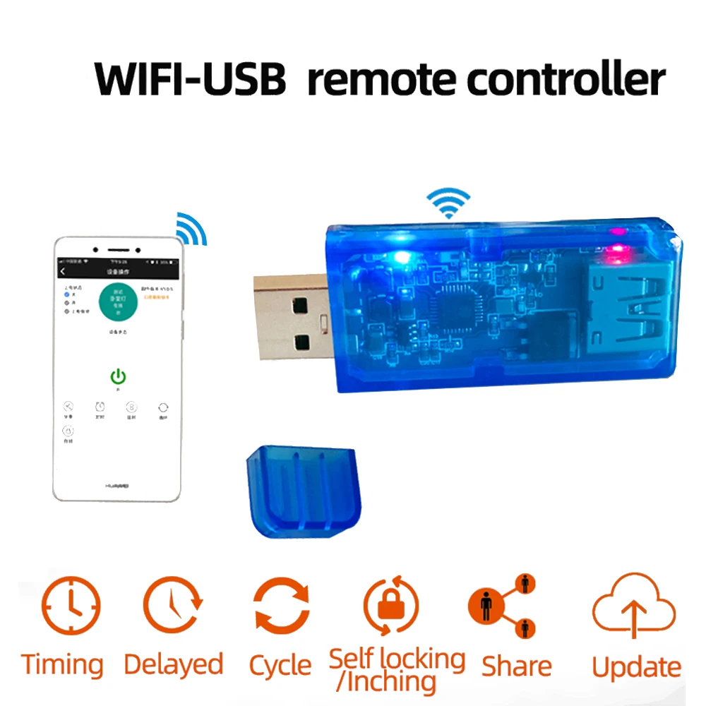 

Sinilink WIFI-USB Mobilephone Remote Controller 5A 3.5-20V 100W Mobile Phone APP for Arduino with Indicator Light Smart Home