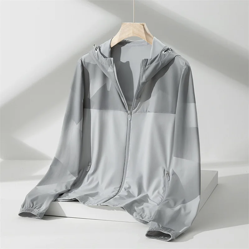 

Мужская спортивная куртка Suncreen, Крутая толстовка на молнии с карманами, Повседневная Толстовка для рыбалки, велоспорта, бега, фитнеса, тренажерного зала, тренировок, верхняя одежда