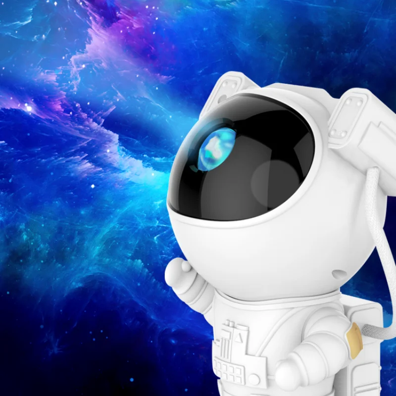 Starry Sky Projection Room Creative Astronaut Bedroom Bedside Atmosphere Spaceman Small Table