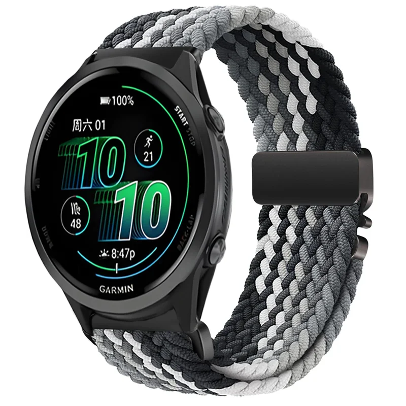 Enhanced Nylon Braided Strap with Parachute Buckle – 20/22mm