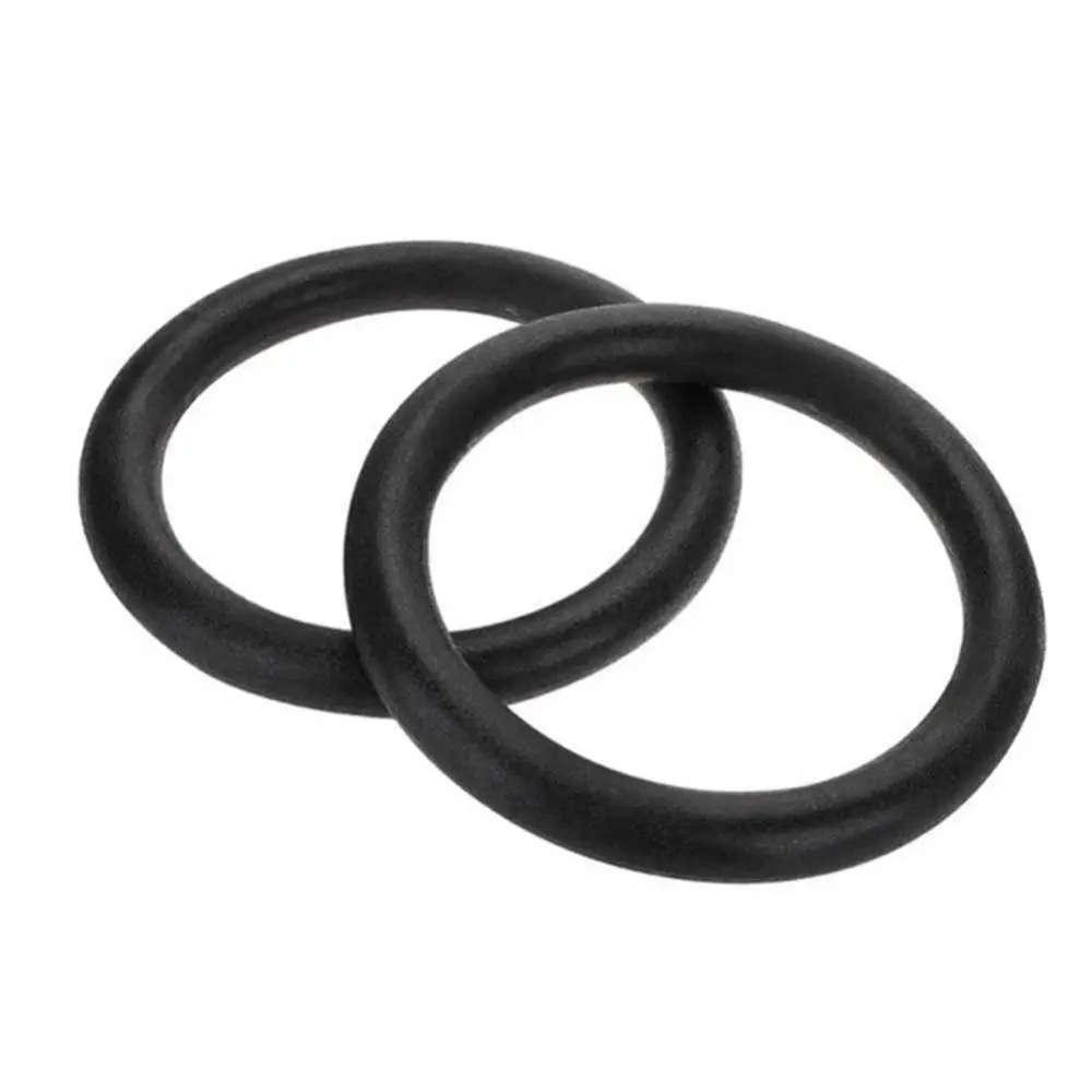 2Pcs Wood Gymnastics Rings with Adjustable Straps GYM Ring Gym Pull Up Exercise Fitness Gymnastic Rings Strength Training Tool