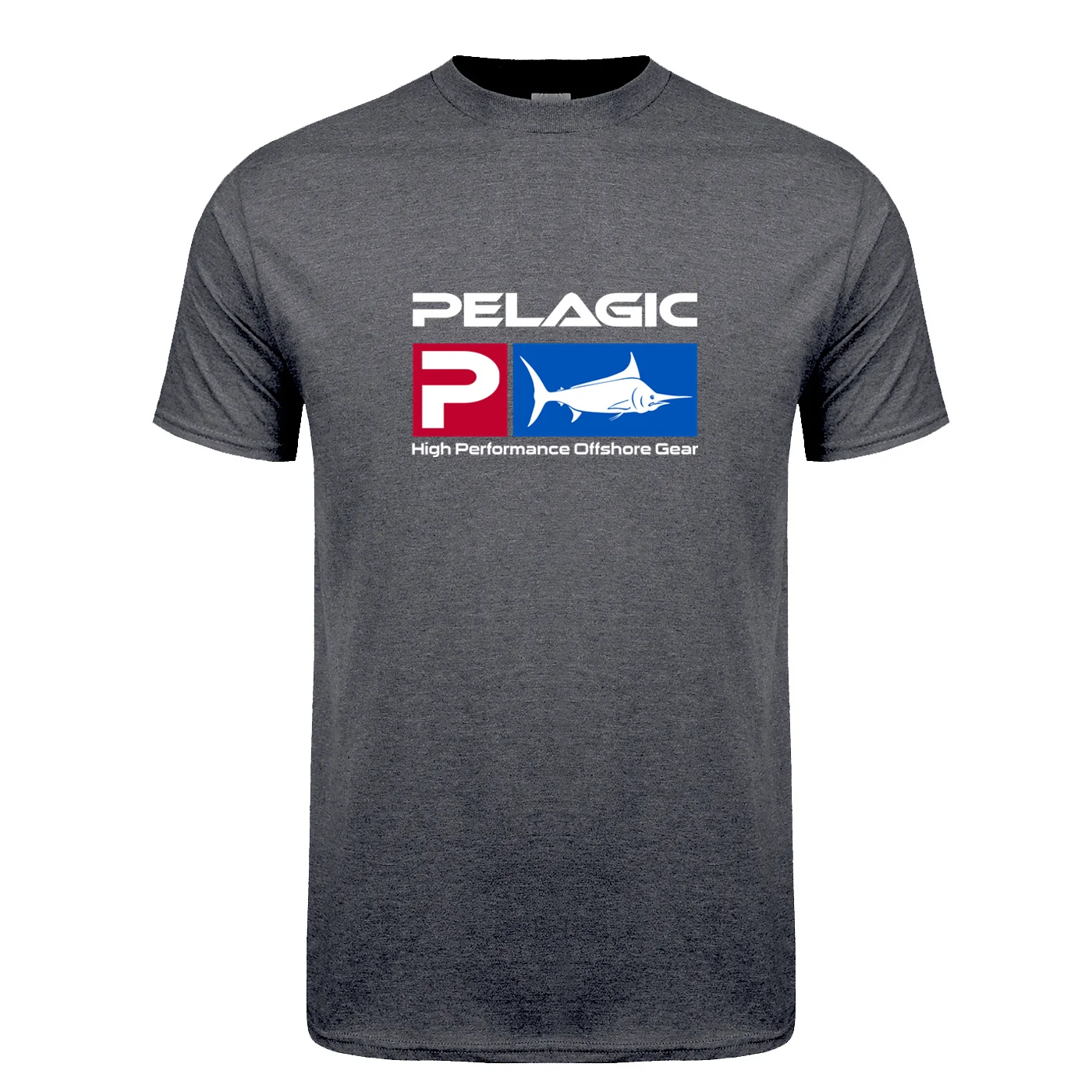 Pelagic Fishing Aquatic T Shirt Men Tops Summer Short Sleeve T-shirt Cotton  Pelagic Mans Tshirt Great shirts for the outdoors. - Easy Fishing Tackle