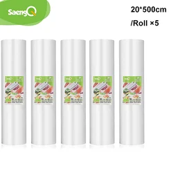 Premium Vacuum Sealer Kitchen Bags for Food Storage and Sous Vide Cooking - Multiple Sizes (20cm-5pc)
