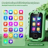 Kids Smart Toy Phone Toddler Touchscreen Game Phone MP3 Music Player with Dual Camera for Girl Boy Christmas Birthday Gifts 2