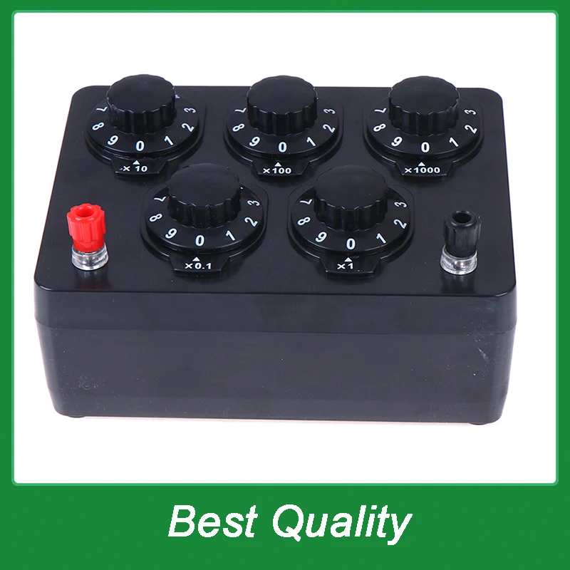 0-9999.9 Ohm Variable Decade Resistor Resistance Box Physical Teaching Tool variable decade resistor
